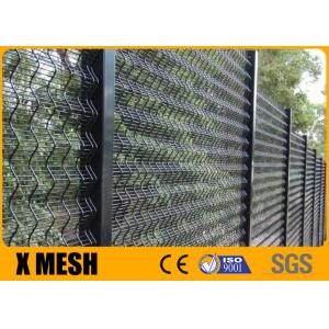 Eco Friendly Pvc Coated 358 Anti Climb Fence Green Color Commercial
