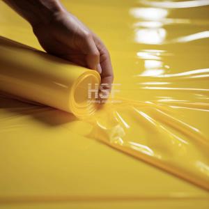 50 μm yellow polyethylene volatile corrosion inhibitor film, for metal packaging, export packaging, maintennance, etc.