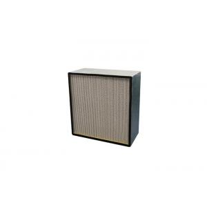 Deep Pleated Air Conditioner Filters Hepa ,  5um V Bank Filters Aluminum Separator