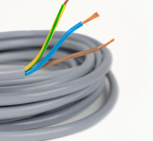 China PVC Cotton Covered Electrical Wires 200m MOQ Insulated IEC Single Core Stranded Conductor Pure Copper Power Heating Applications wholesale