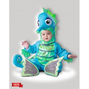 Blue Green Infant Baby Costumes Silly Seahorse 6084 for Party