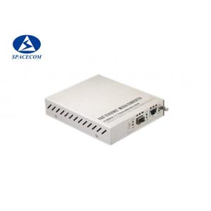 DC 48V Fast Ethernet Media Converter , 10g Copper To Fiber Converter