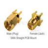 Welding Base SMA RF Connector Female Plug With PTFE / TPX Insulator