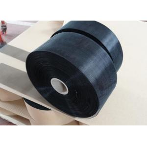 China Durabilidade 1m alta revestida de Mesh Roll 0.914m do fio de aço carbono da cola Epoxy plástica preta supplier