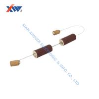 China 24KV high voltage capacitors rod 15pF flexible cord ODM ceramic capacitor supplier on sale
