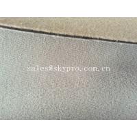 China 60 wide maximum neoprene fabric roll sheet with colored terry towel lamination on sale