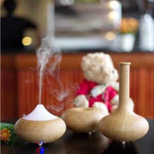 Electric Household Essential Oil Wood Diffuser Indoor Humidification Ultrasonic Air Aromatherapy