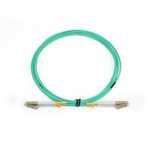 China LC - LC Jumper 50/125 OM3 Multi-mode Optical Fiber Patch Cord With RoHS Compliant supplier