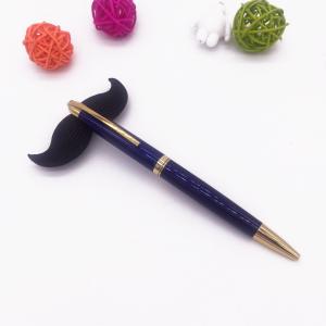 business best pen luxury sliver part metal pen silk printing logo