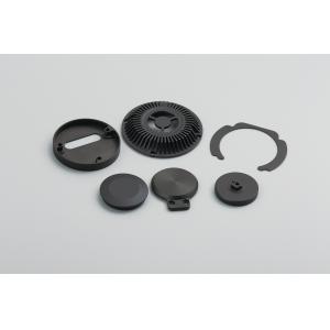 precision machining black AL6061 aluminum parts for OEM high end special lens  ACCESSORIES