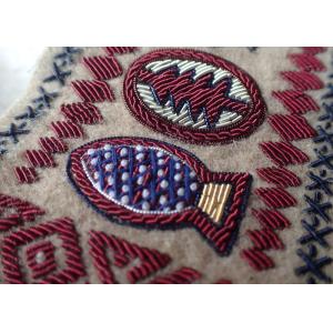 Hand Made Embroidery Designs Patches , Military Uniforms Emboired Patches