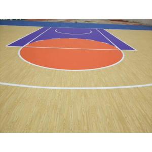 China Innovative Single Component Stadium Sport Court Flooring With Maple Surface supplier