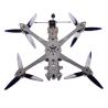 Mark4 V2 FPV Racing Drone Kit con marco de fibra de carbono y 2.5W VTX 5 a 13 pulgadas de control remoto de largo alcance de RushFPV