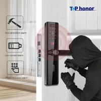 China Home Smart Fingerprint Door Lock 3D Face Recognition Code Card NFC Key Unlock on sale