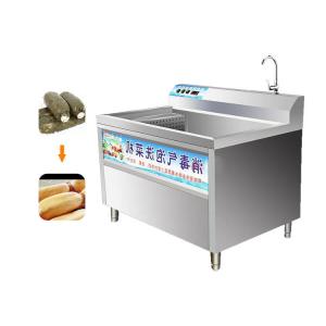 China Easy Operate Equipment Domestic Brush Type Salad Vegetable Anti Vibration Washing Machine supplier