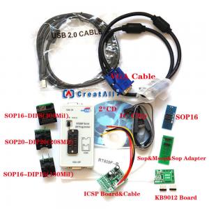 China RT809F Programmer Motherboard Ic Chip 7 Adapters SOP16 SOP20 supplier