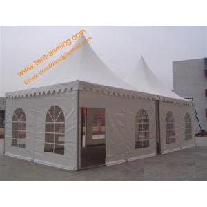 China Outdoor 5x5m UV Resistance Fireproof Powder Coated Steel Party Event Tent Wedding Pagoda wholesale