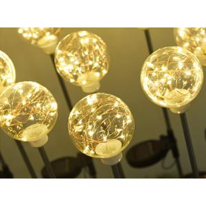 China Solar Copper wire ball lights Garden Decoration Plugin Ground Lamp Lawn Lamp supplier
