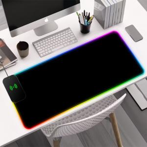 China Colorful RGB Gaming Mouse Pad Wireless Charging Waterproof Mouse Pad XXL 800*300*4mm supplier