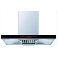China Stainless Steel Glass T Shape Chimney Hood 183W Electric Kitchen Exhaust Range Hood on sale