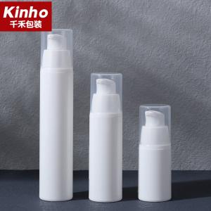15ml 30ml 50ml PP White Airless Bottle Cylindrical Lotion Bottle Pump Dispenser Face Cream Serum