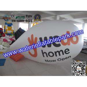 Helium Blimp Inflatable Advertising 0.18mm PVC OEM with 5 Years Warranty