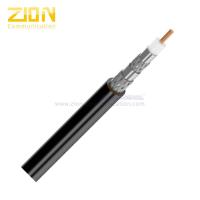 China RG11 Quad Shield Coaxial Cable Jelly PE Burial Drop Cable on sale