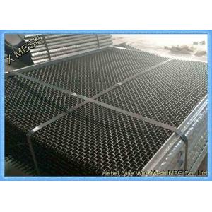 High Carbon Steel Flat Top Vibrating Screen Wire Mesh , Sand Screen Mesh