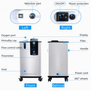 PSA 350VA 5 Lpm Portable Oxygen Concentrator With Pulverization  Intelligent Alarm for Lower pressure lower concentratio