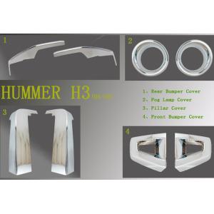 China For Hummer H3 2006-2012 ABS Plastic Chromed Auto Accessory Kits / Chrome Auto Accessories supplier