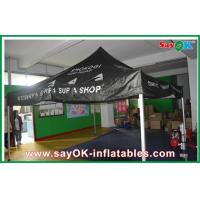 China Yard Canopy Tent Black Outdoor Folding Tent  , Giant Waterproof Tent With Aluminum Frame on sale
