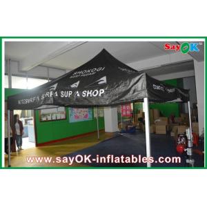 Yard Canopy Tent Black Outdoor Folding Tent  , Giant Waterproof Tent With Aluminum Frame