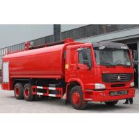 China 6X4 LHD Tanker Fire Truck / Fire Department Ladder Truck / Industrial Fire Trucks on sale