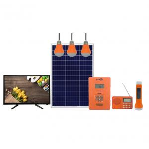 50W Solar Home Energy System , 12Ah LiFePO4 Residential Solar Energy Systems