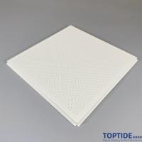 China CE 0.6mm Square Aluminum Wood Lay In Ceiling System For Decoration on sale