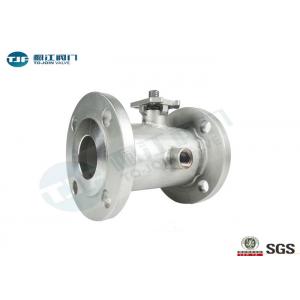 China Jacketed Industrial Ball Valve Direct - Mount One Piece Flanged DIN / ISO 5211 supplier