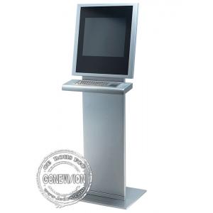 Free standing advertising Kiosk Digital Signag display touch screen checking information keyboard