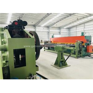 Twisted Steel Wire Mesh Machine , PVC Coated Gabion Making Machine For Soil Protection