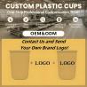 China 24 oz Black PP Cup Reusable Cold Water Drink Coffee Mug Tumbler Plastic Cups with Lids and Straws wholesale