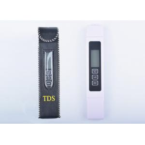 High Accuracy Drinking Water TDS Meter White With Titanium Alloy Probe