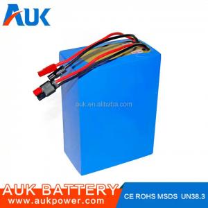 Custom 36V 30Ah Lithium Ion Battery For Electric Bike Light Weight