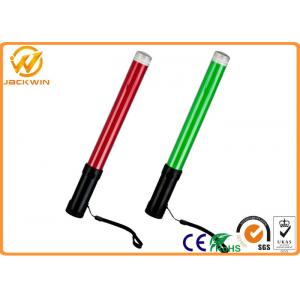 China Portable ABS Handle PC Pipe LED Traffic Baton with Three AA Chargeable Batteries supplier
