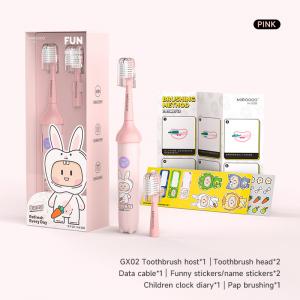 Baby Sonic Electric Toothbrush,GX02 Sonic Waterproof Electric Toothbrush，2 Min Smart Timer  Children Electric Toothbrush