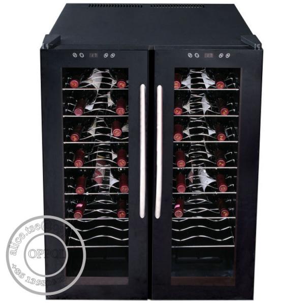 OP-A1001 Electric Direct Cooling Wine Two Glass Doors Display Cooler