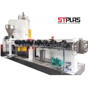 Large Output Single Screw Plastic Extruder , Plastic Recycling Granulator Machine