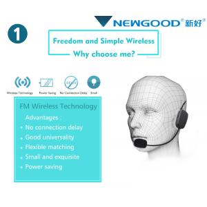 FM Wireless Headset Microphone For Public Speaking Teachers Coaches Presentations Costumes