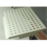 China White Color Decorative Perforated Metal Stainless Steel Plate With Polished Surface on sale