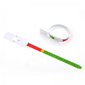 China 26cm PP Plastic Mid Upper Arm Circumference Tape Waterproof For Kid supplier