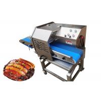 China 500KG/H Industrial Meat Slicer Cooked Chicken Breast Meat Beef Biltong Slicing Machine Cut Dry on sale