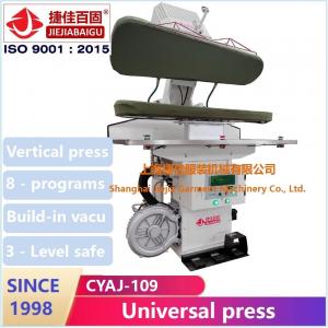 China PLC Universal Vertical Steam Press Machine Dry Heating System supplier